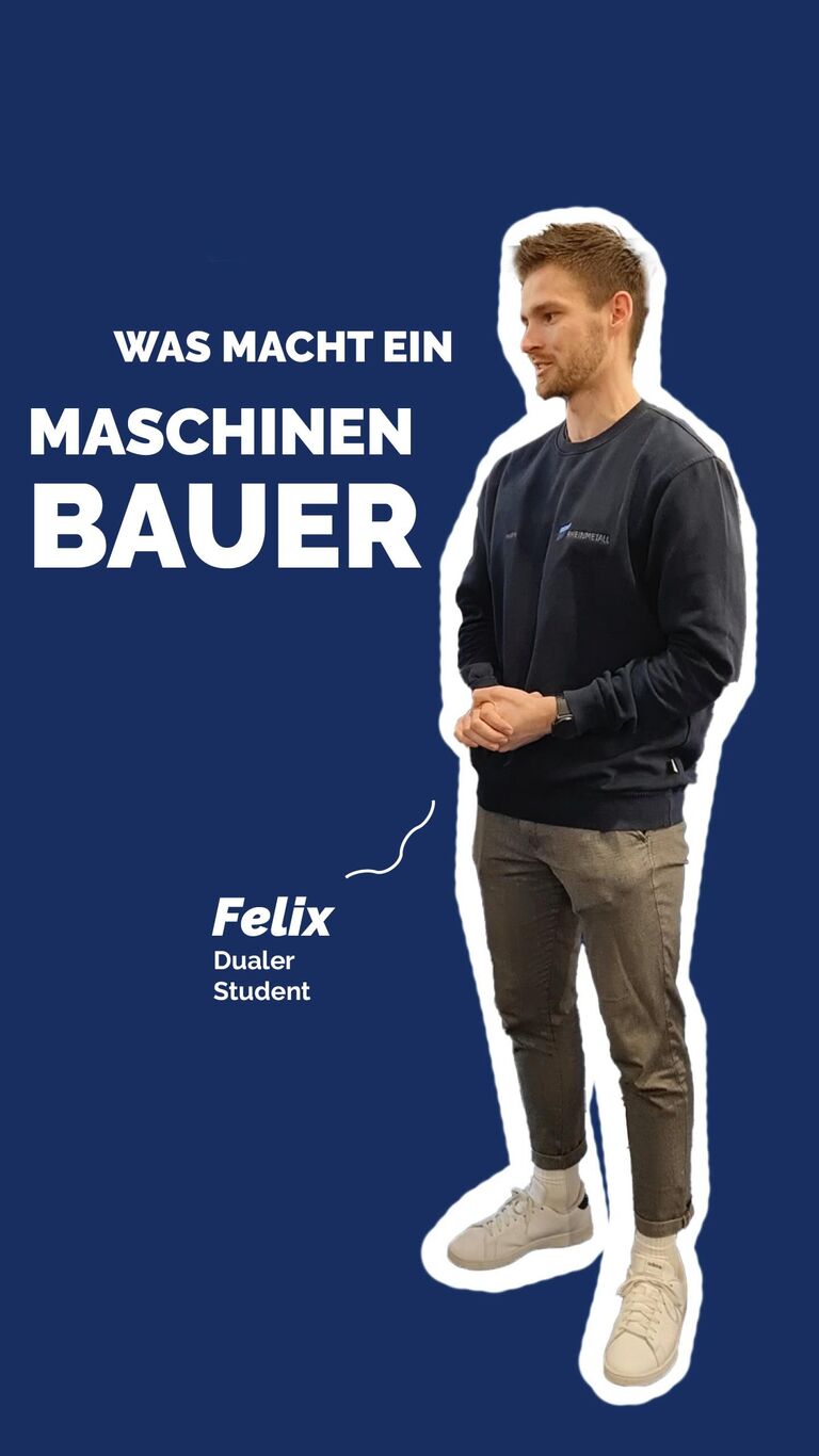 Studium und Praxis kombinieren – für Felix genau das Richtige.   Als dualer Maschinenbau-Student ist er abwechselnd an...