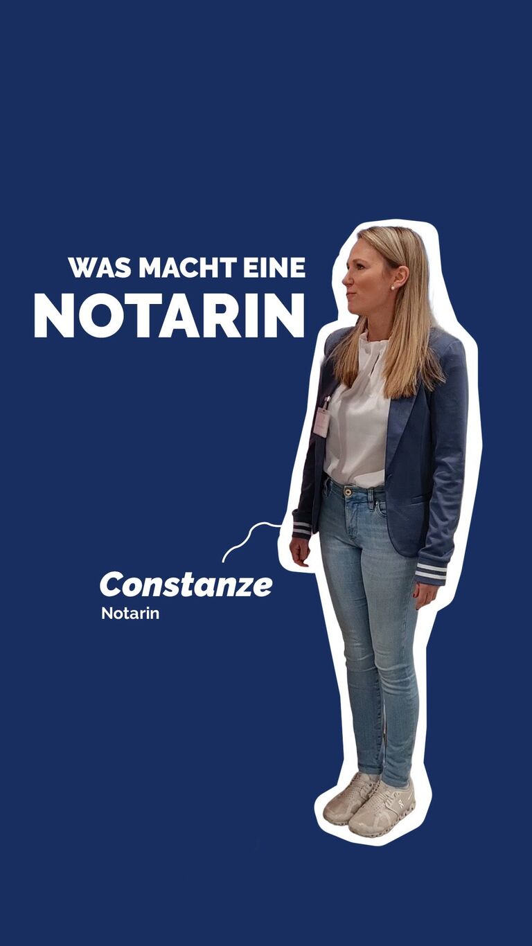 Zwischen Unterschriften und großen Entscheidungen: Als Notarin begleitet Constance Menschen bei den wichtigen Schritten...