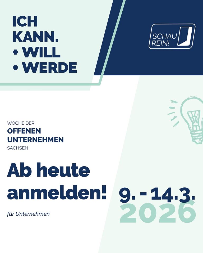 Die neue SCHAU-REIN!-Saison startet: Vom 09. bis 14. März 2026 findet die »Woche der offenen Unternehmen« statt – und...