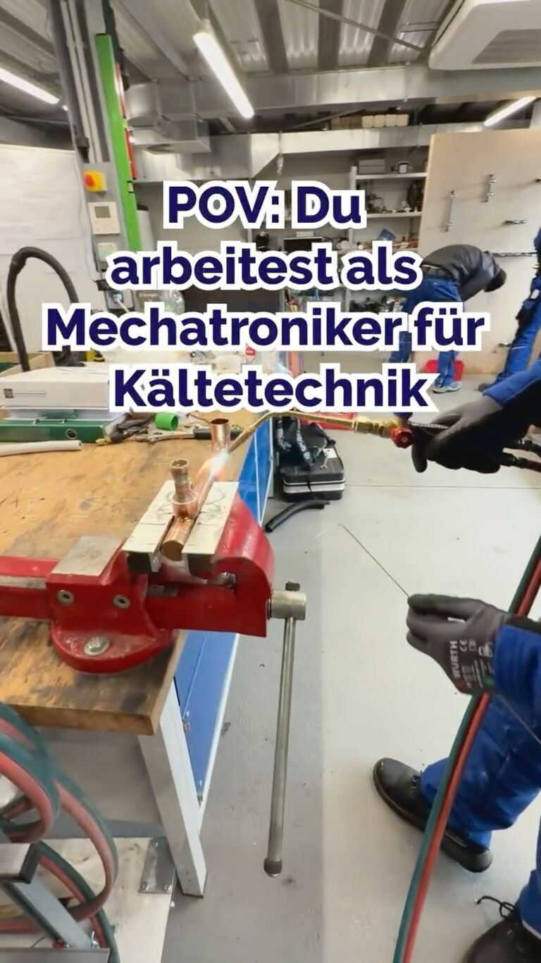 Lukas, Azubi von @climatech_gruppe nimmt euch mit in die Installation einer Klimaanlage – hier sitzt jeder Handgriff. ...
