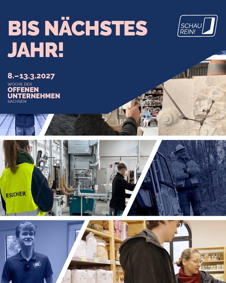 ✨ Das war die »Woche der offenen Unternehmen Sachsen«! Was für eine intensive und spannende Woche! Wir bedanken uns... ✨ Das war die »Woche der offenen Unternehmen Sachsen«! Was für eine intensive und spannende Woche! Wir bedanken uns...