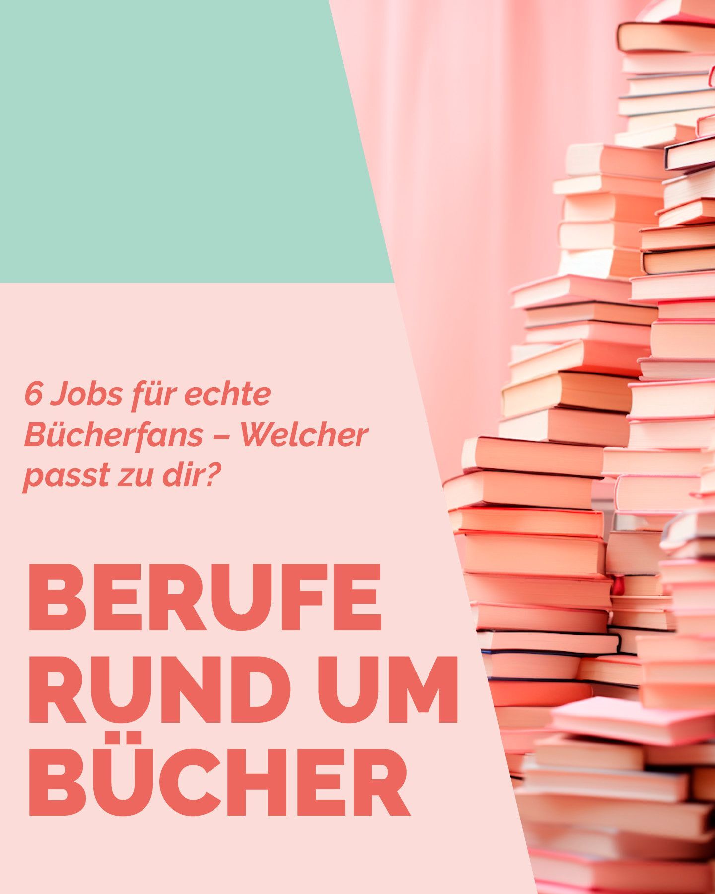 Sieben Jobs für echte Bücherfans 📚 Zum #tagderbibliotheken stellen wir Berufe vor, die dafür sorgen, dass Bücher und...