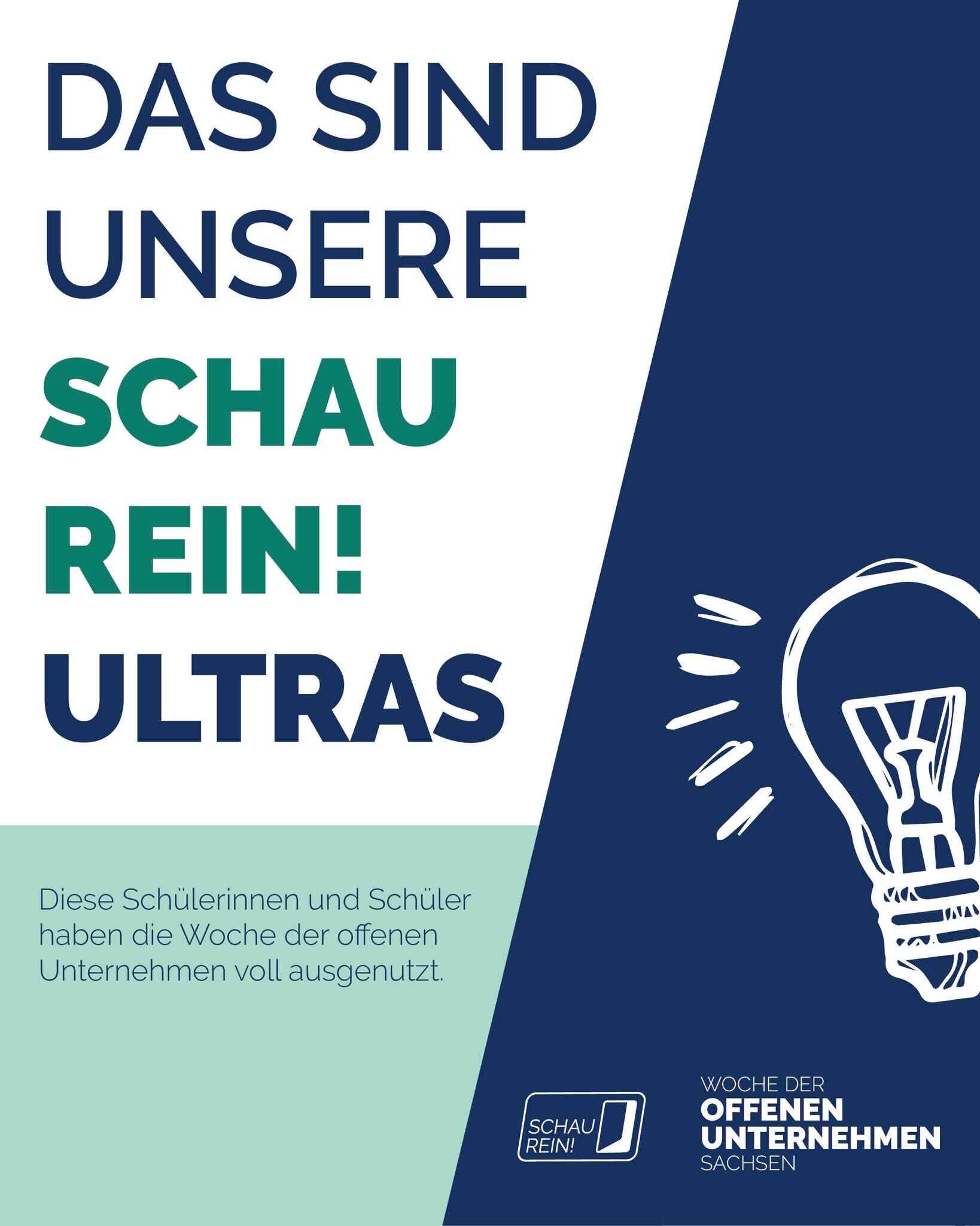 Applaus für alle Schülerinnen und Schüler, die bei der Woche der offenen Unternehmen von SCHAU REIN! mehr als fünf...