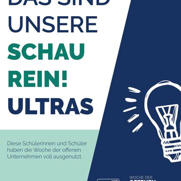 Applaus für alle Schülerinnen und Schüler, die bei der Woche der offenen Unternehmen von SCHAU REIN! mehr als fünf...
