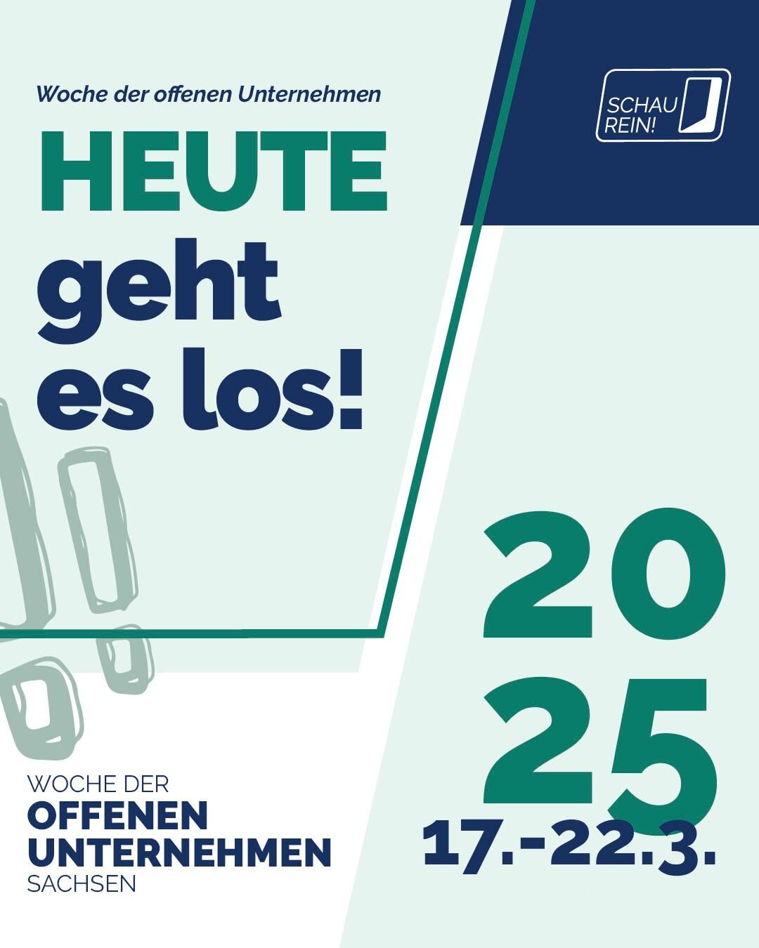 🎉 Los geht’s! Die Woche der offenen Unternehmen startet heute! Zahlreiche Unternehmen in ganz Sachsen öffnen ihre...